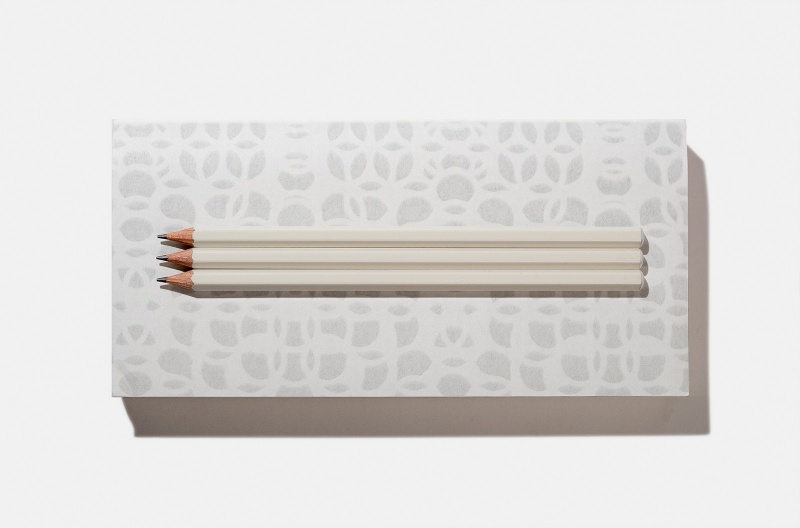 Uni Mark Sheet Pencils, All White, 3-Pack with Caps – St. Louis